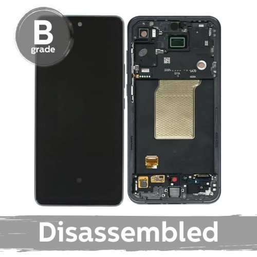LCD ekraan sobib seadmele Samsung A556 A55 5G raamiga / Ice Blue / (9/10 disassembled)