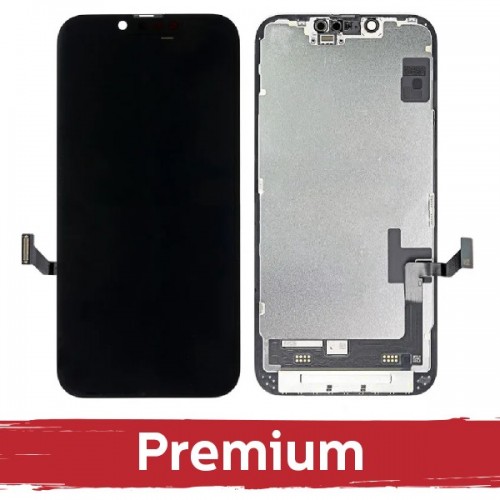 LCD ekraan sobib seadmele iPhone 14 must (SOFT OLED / Stable / Premium) /*Removable IC*/