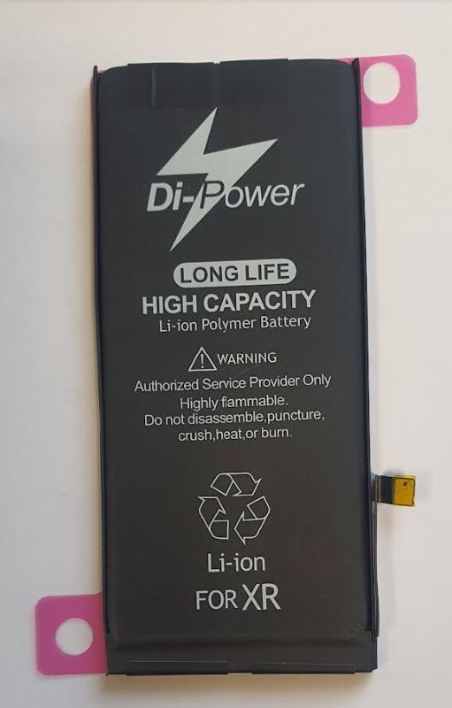 Aku "Di-Power" (higher capacity) jaoks iPhone XR 3442mAh