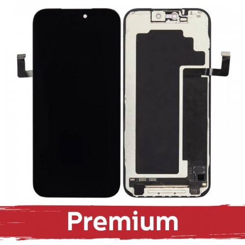 LCD ekraan sobib seadmele iPhone 17 Pro must (Hard OLED / Premium) /*Removable IC*/