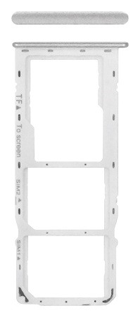 SIM card holder Samsung A226 A22 5G Valge original (service pack)