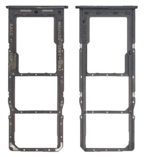 SIM-kaardi hoidja Samsung A13 A135/A137 Must originaal (hoolduspakett)