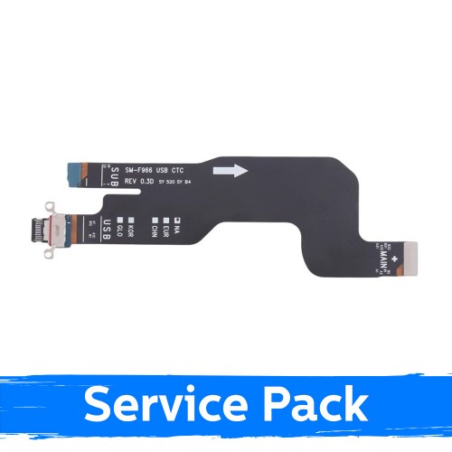 Laadimisport ühilduv seadmega Samsung F966 Z Fold7 koos paindkaabli / plaadiga (Service Pack)