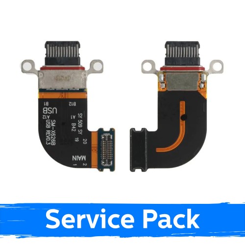 Laadimispesa ühilduv Samsung X520 (X526) Tab S10 FE / X620 (X626) Tab S10 FE+ koos Flex / Plata (Service Pack)