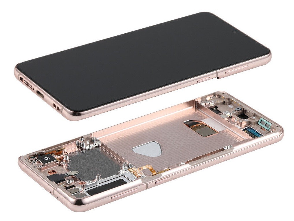 LCD screen Samsung G996 S21 Plus koos touch screen ja frame Phantom Lilla original (assembled service pack)