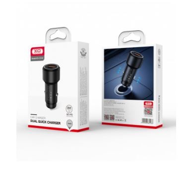 Autolaadija XO Design CC42 (1xUSB; 1xUSB-C; 38W) must