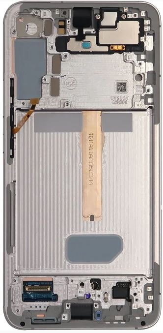 LCD screen Samsung S906 S22 Plus koos touch screen ja frame Valge/Cream/Sky Sinine original (service pack)