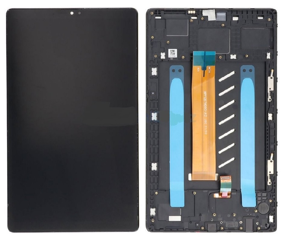 LCD ekraan Samsung T225 Tab A7 LTE puuteekraani ja raamiga must (renoveeritud) ORG