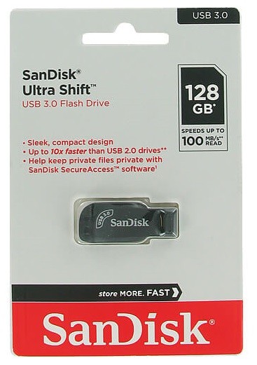 USB-mäluseade SanDisk Ultra Shift 128GB USB 3.0