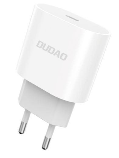 Laadija Dudao (A8SEU) USB-C (Type-C) 2.4A (20W) valge