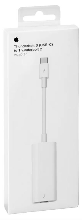 Adapter Thunderbolt 3 USB-C-st Thunderbolt 2-ks (A1790) originaal (avatud pakend)