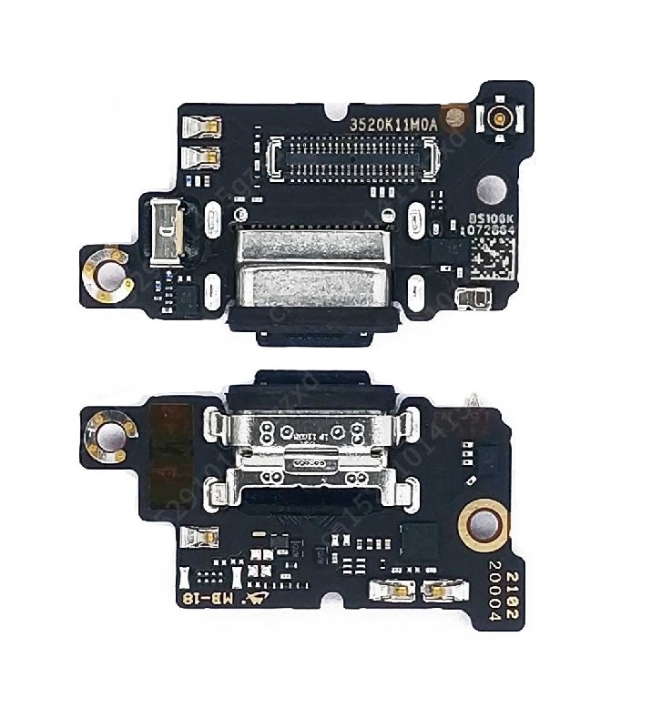 Flex Xiaomi Mi 11i/Poco F3 koos charging connector ja microphone original (service pack)