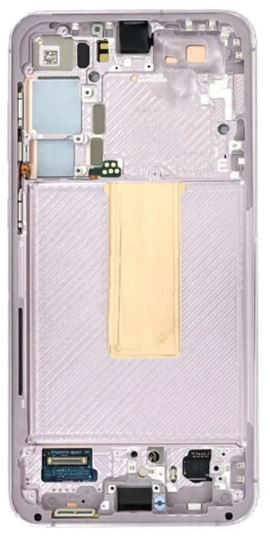 LCD screen Samsung S916 S23+ 5G koos touch screen ja frame Lavender original (service pack)