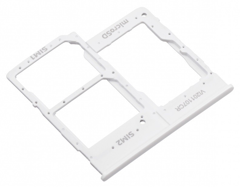 SIM-kaardi hoidja Samsung A202 A20e 2019 valge originaal (service pack)