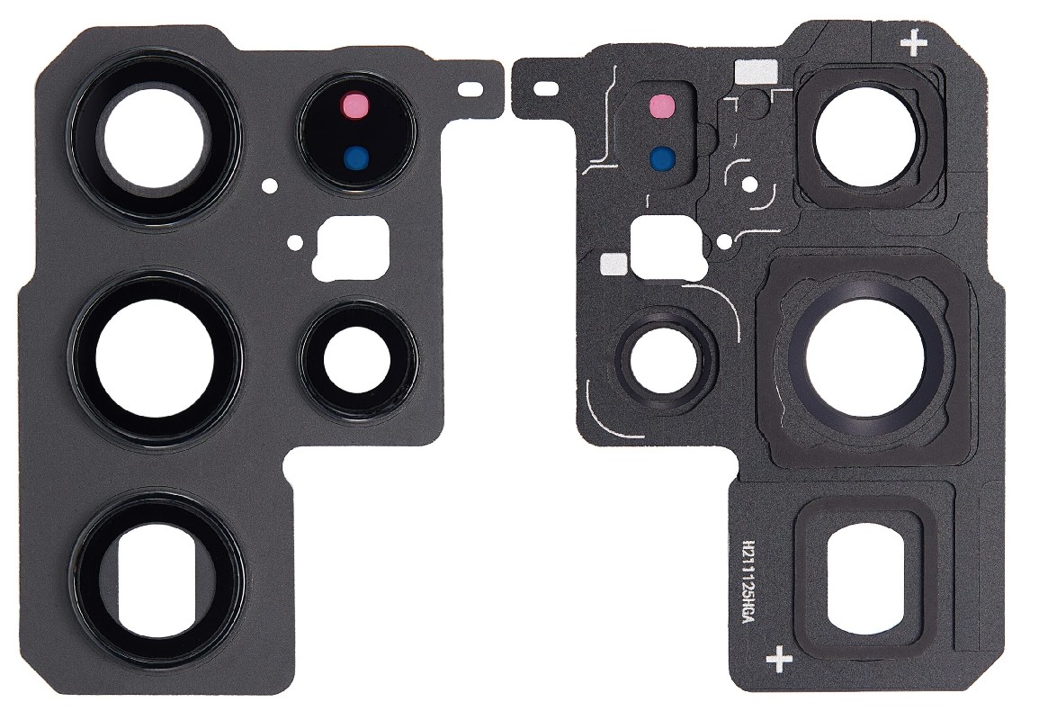 Samsung S908 S22 Ultra lens jaoks camera koos frame Must ORG