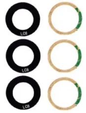 Samsung A145 A14 4G/A146 A14 5G lens jaoks camera (only lens 3pcs) ORG