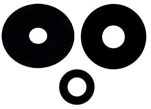 Xiaomi Redmi Note 12 Pro 5G lens jaoks camera Must (only lens 3pcs) ORG