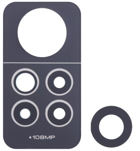 Xiaomi Redmi Note 12 Pro 4G lens jaoks camera Must 108MP (only lens 2pcs) ORG