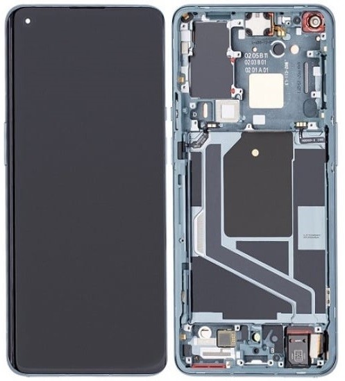 LCD screen OnePlus 9 Pro koos touch screen ja frame Forest Roheline original (used Grade A)