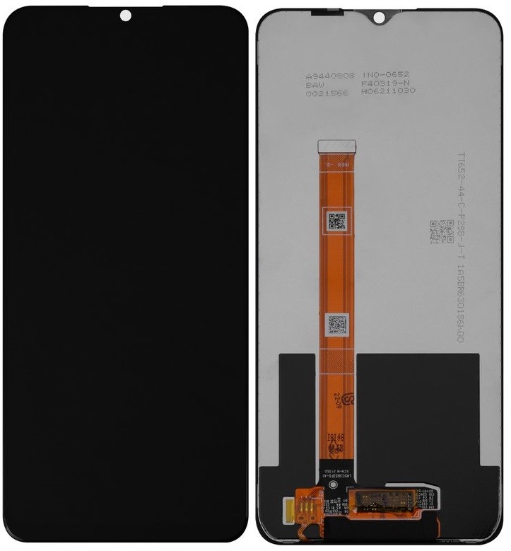 LCD screen Realme C21Y/C25Y 4G (2021) koos touch screen Must ORG