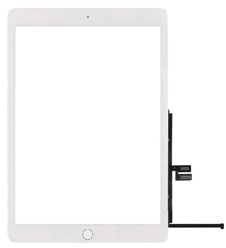 Touch screen iPad 10.2 2019 (7th Gen)/10.2 2020 (8th Gen) koos Home button Valge ORG