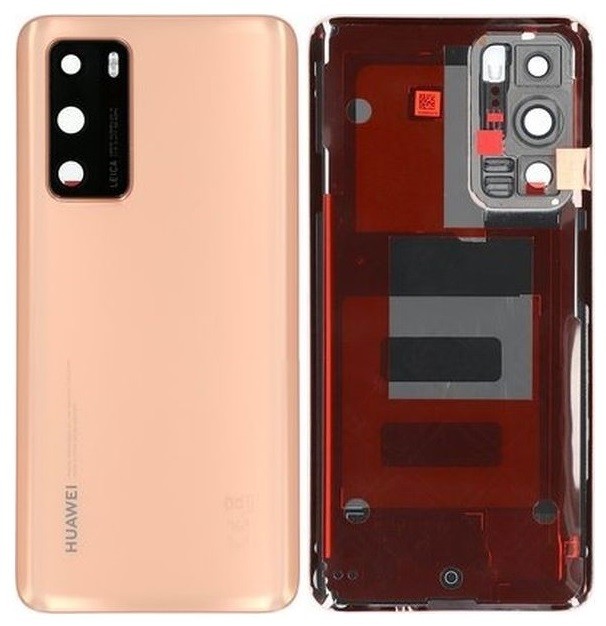 Tagakaas jaoks Huawei P40 Blush Kuldne original (service pack)