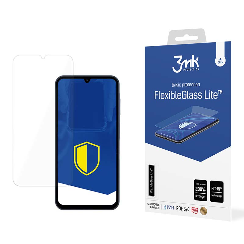 3mk FlexibleGlass Lite hübriidne ekraaniklaas seadmele Samsung Galaxy A15 5G