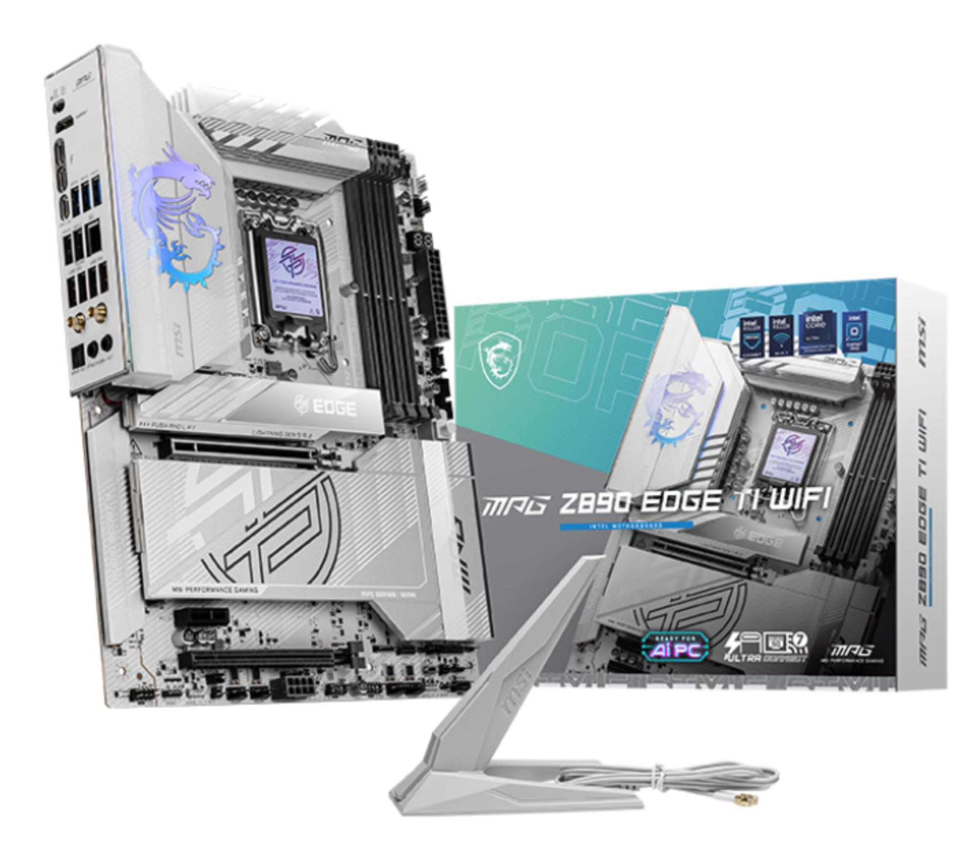 Emaplaat MSI Intel Z890 LGA1851 ATX DDR5 4 pesa 2xPCIe 16x 5xM.2 HDMI USB-C Thunderbolt