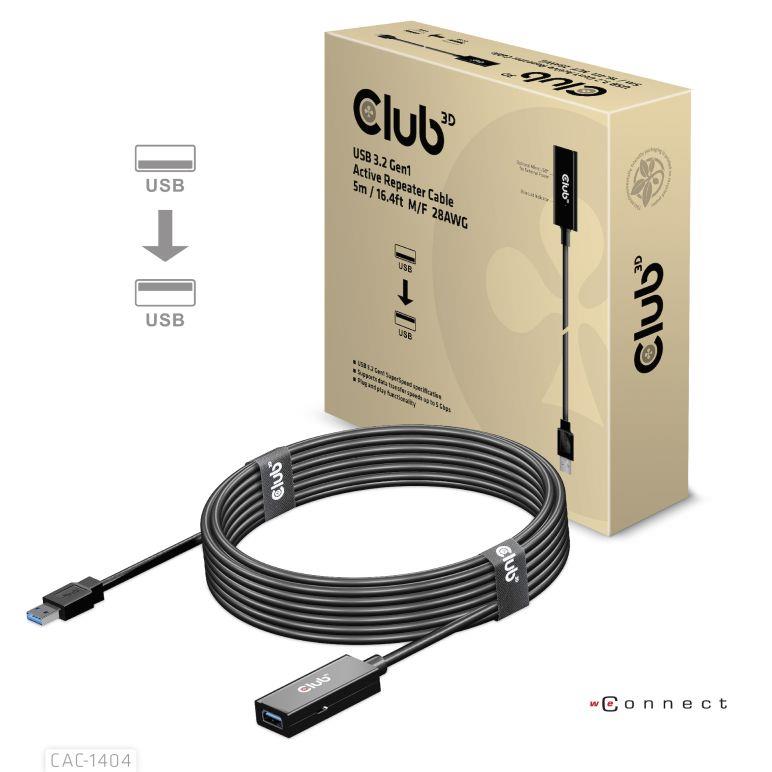USB3.2 kaabel 5m CAC-1404 Club3D