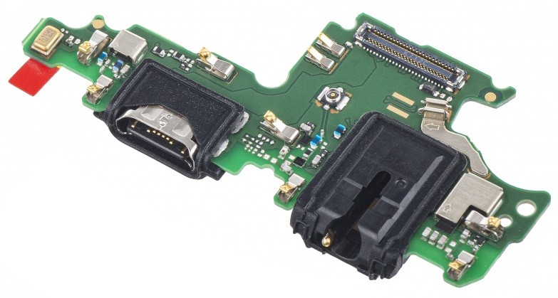 Flex Huawei Honor View 10 (Honor V10) jaoks plugin, microphone, headphone connector original (service pack)