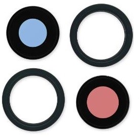 iPhone 14/14 Plus lens jaoks camera koos frame Midnight (2pcs) ORG