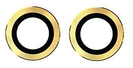 iPhone 14/14 Plus lens jaoks camera koos frame Kollane (2pcs) ORG