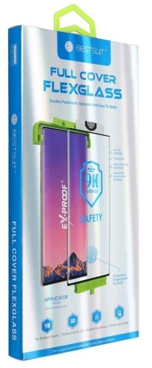 Screen protection glass Bestsuit Flexible Hybrid Glass 5D (Hot Bending) Samsung S918 S23 Ultra ümbris-friendly must