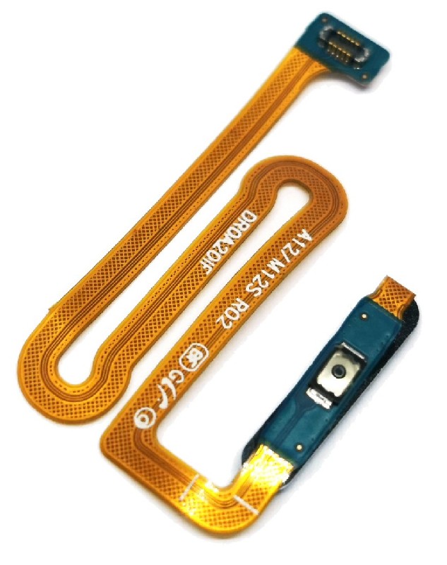 Flex Samsung A125 A12/A127 A12S on/off + koos fingerprint Sinine original (service pack)