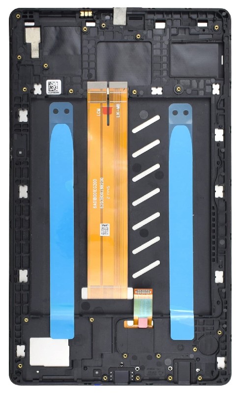 LCD screen Samsung T220 Tab A7 Lite 8.7 2021 koos touch screen ja frame Must (Refurbished) ORG