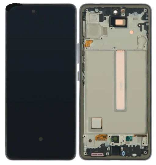LCD screen Samsung A536 A53 5G 2022 koos touch screen ja frame Awesome Must OLED (real size)