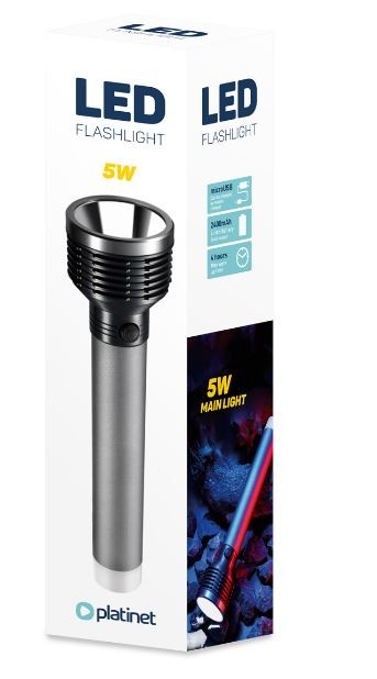 Platinet LED taskulamp (5W 2400mAh)