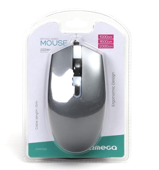 Mouse OMEGA OM-0550 optical, hall