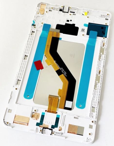 LCD ekraan Samsung T295 Tab A 8.0 LTE 2019 puuteekraani ja raamiga valge (taastatud) ORG