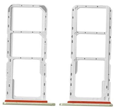 SIM card holder Samsung A14 5G A146 Roheline original (service pack)