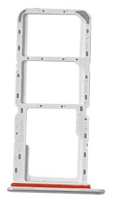 SIM card holder Samsung A14 5G A146 Hõbedane original (service pack)