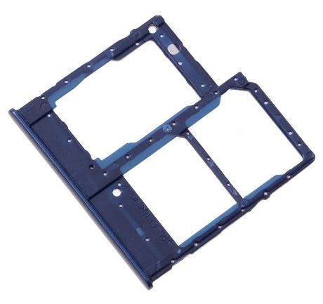 SIM-kaardi hoidja Samsung A202 A20e 2019 sinine originaal (service pack)