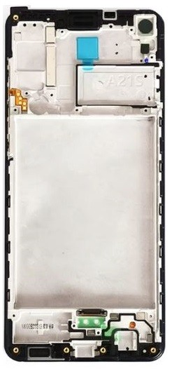 LCD screen Samsung A217F A21s koos touch screen ja frame Must original