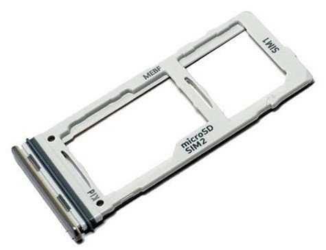 SIM card holder Samsung M526 M52 5G Valge original (service pack)