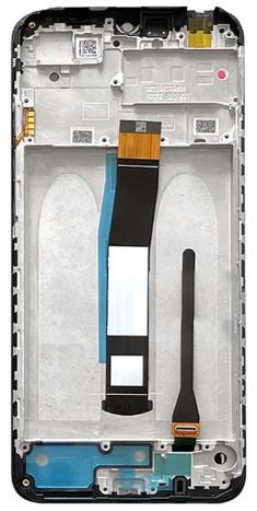 LCD screen Xiaomi Redmi 10C 2022/Poco C40 koos touch screen ja frame Must ORG