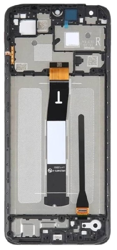 LCD screen Xiaomi Redmi 12C koos touch screen koos frame Graphite Hall ORG