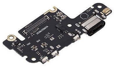 Flex Xiaomi Mi 10T 5G/10T Pro 5G koos charging connector ja microphone, SIM card contact ORG