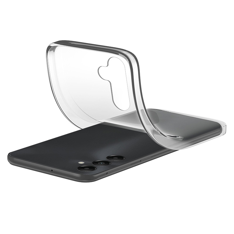 Cellularline Soft ümbris seadmele Samsung Galaxy A05s, läbipaistev