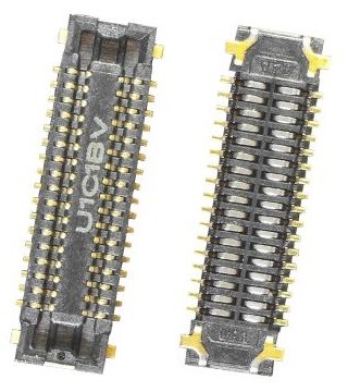 Samsung A125/A225/A325/A326/A336/A415/A426/A515/A525/A526/A536/A715/N970/N975/N986 plaadi pistik BTB pesa 2x17pin 3710-003871 (service pack)