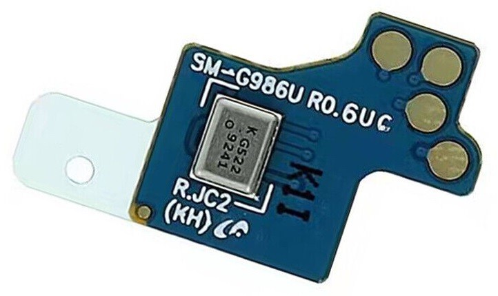 Originaalne mikrofoni trükkplaat Samsung G985 S20 Plus (teeninduskomplekt)